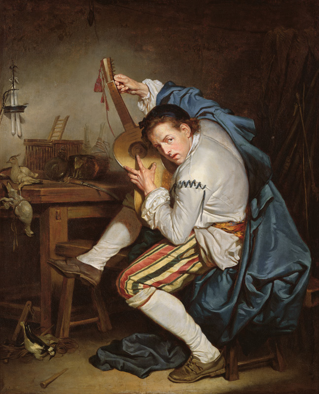 Der Gitarrist von Jean Baptiste Greuze