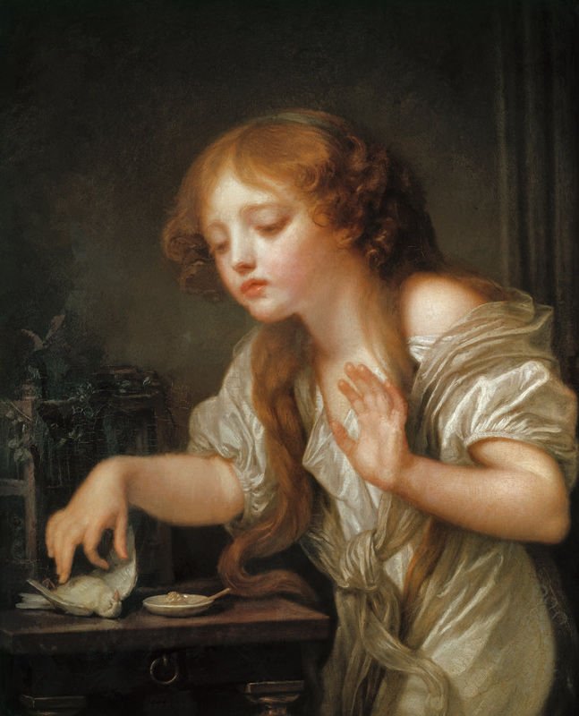 The Dead Bird von Jean Baptiste Greuze