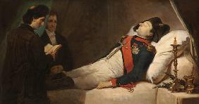 Napoleon auf dem Sterbebett