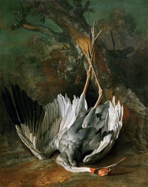Grue morte von Jean Baptiste Oudry