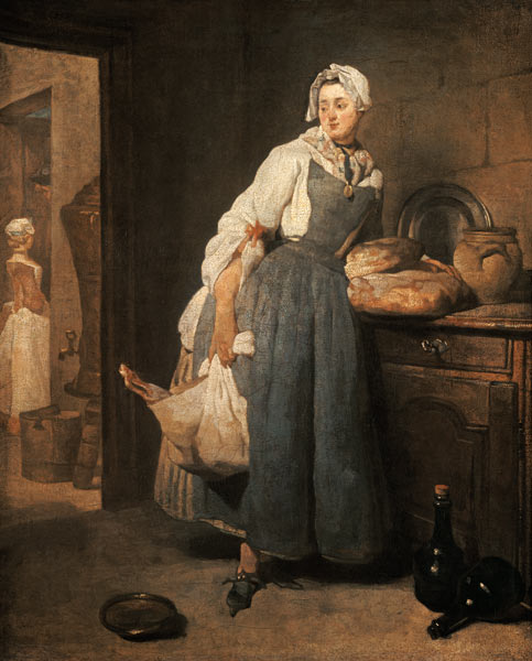 Die Botenfrau von Jean-Baptiste Siméon Chardin