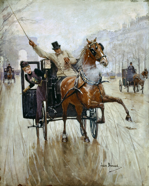 Bleib stehen! von Jean Beraud