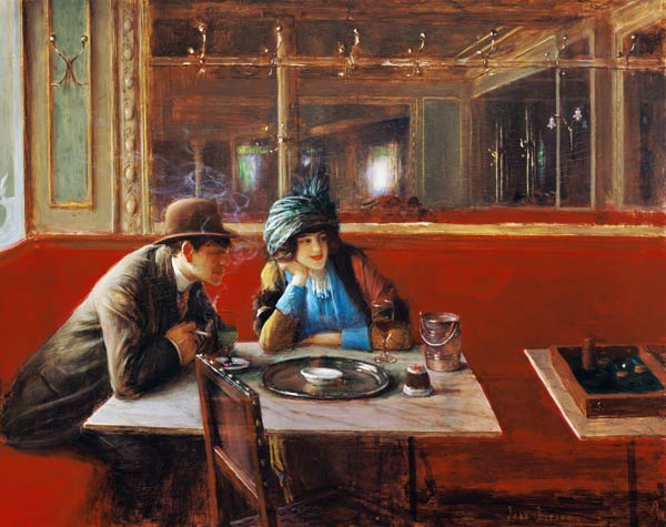 At the Cafe von Jean Beraud