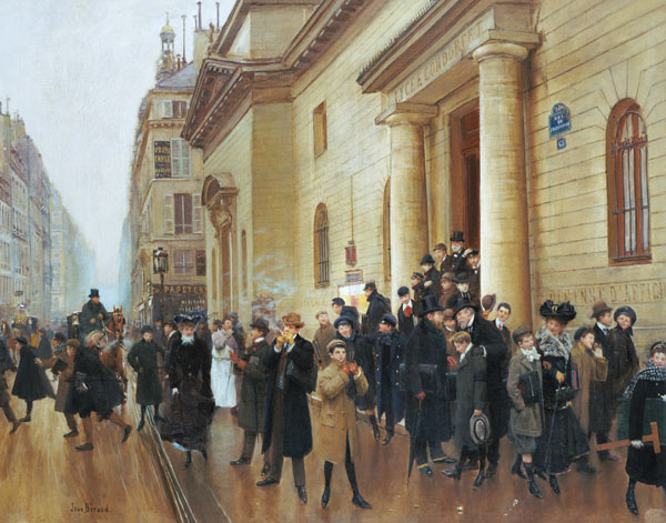 Leaving the Lycee Condorcet von Jean Beraud