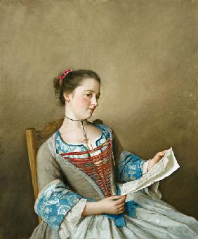 Bildnis der Mlle Lavergne, der Nichte des Künstlers