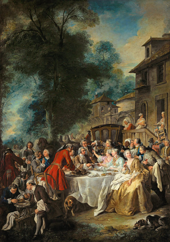 the meal of the chase von Jean François de Troy