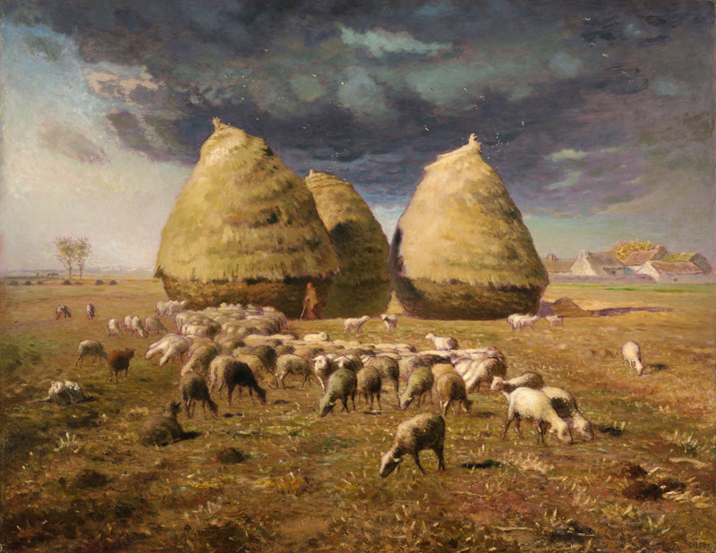 Herbst, die Heuhaufen von Jean-François Millet