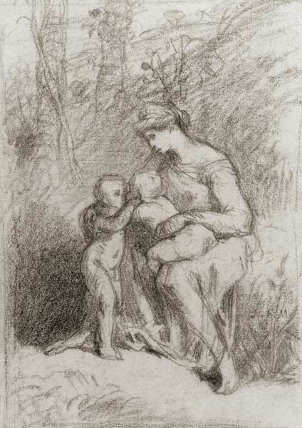 J.Millet, Brotherly Love. von Jean-François Millet