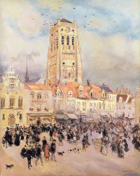 Northern Town von Jean François Raffaelli