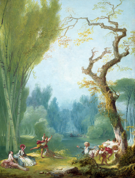 Reiterspiele von Jean Honoré Fragonard