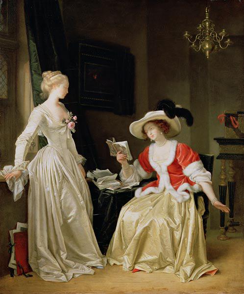 Die Leserin (gemalt mit Marguerite Gérard)