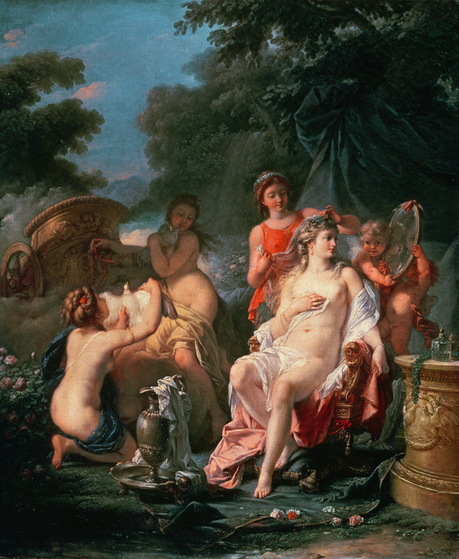 Venus at her Toilet von Jean Hugues Taraval