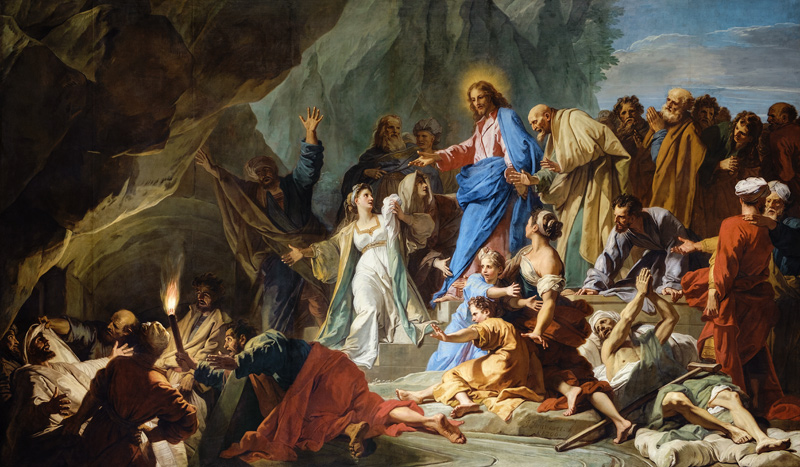 The Raising of Lazarus von Jean Jouvenet