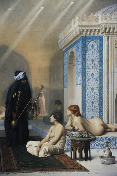 Schwimmbad in einem Harem von Jean-Léon Gérome