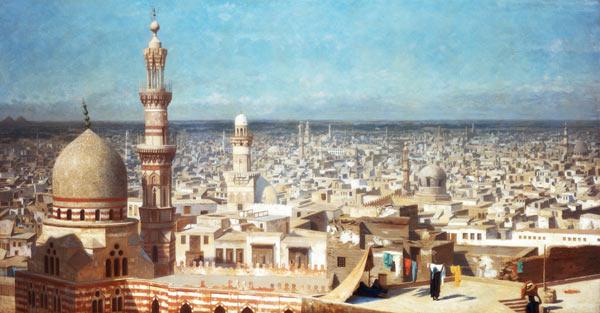 Blick über Kairo.