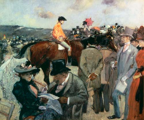 Auf dem Rennplatz von Jean Louis Forain