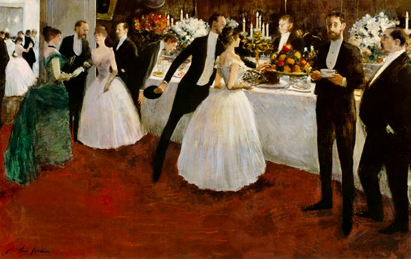 Das Buffet von Jean Louis Forain