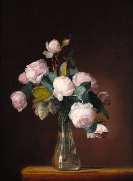 Roses on a Stone Ledge von Jean Louis Prevost