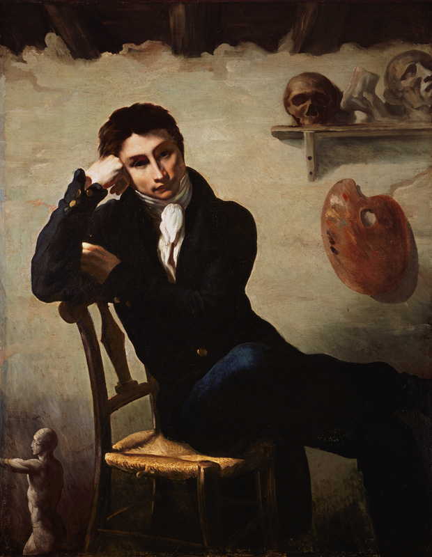 Portrait of an Artist in his Studio von Théodore Géricault