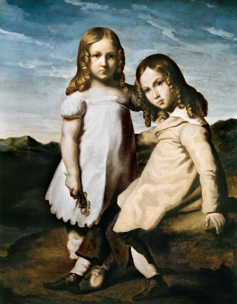 Alfred Dedreux (1810-60) as a Child with his Sister, Elise von Théodore Géricault