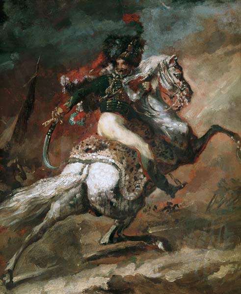 Offizier zu Pferd von Théodore Géricault