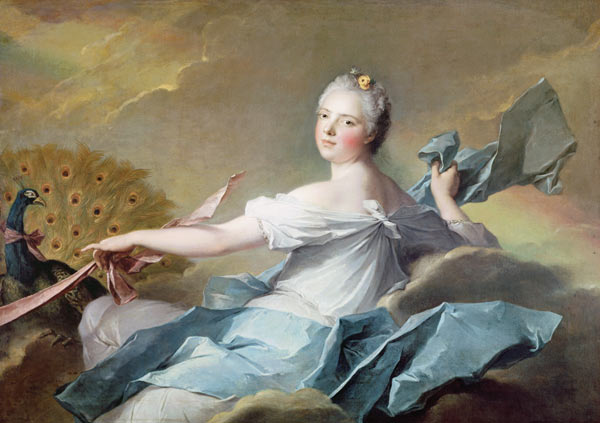 Portrait of Adelaide de France, as the element Air (oil on canvas) von Jean Marc Nattier