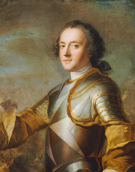 Portrait Of Jean-Philippe D''Orleans, Grand Prieur De France (1702-1748) von Jean Marc Nattier