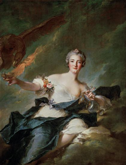 A Portrait of Anne Josephe Bonnnier de la Mossau (1718-87) Duchess of Chaulnes, as Hebe the Goddess