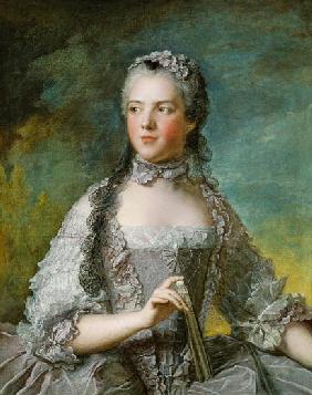 Portrait of Adelaide de France (1732-1800) with a Fan