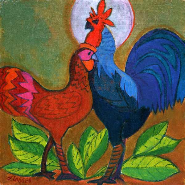 Making Up (oil on canvas)  von Jeanette  Lassen