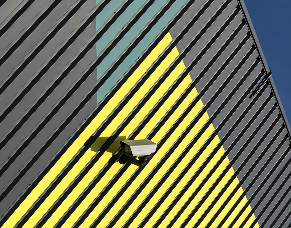 Colourful wall von Jef Van den Houte