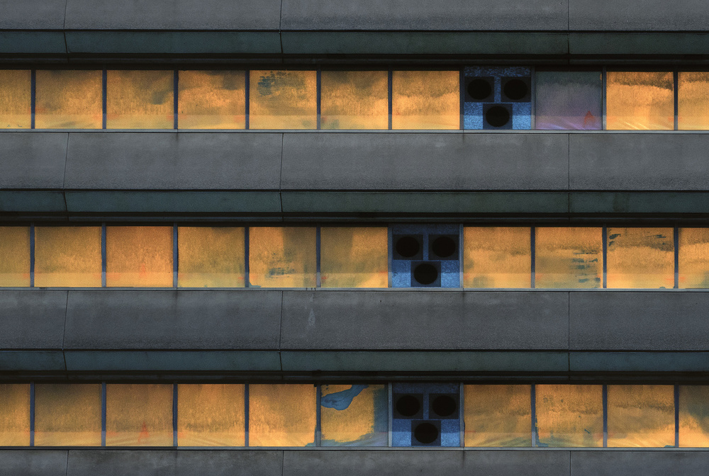 The blue trio von Jef Van den Houte