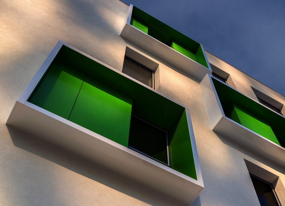 Green meets blue von Jef Van den Houte