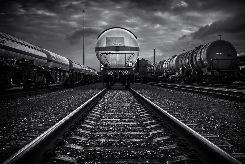 Train destinations von Jef Van den Houte