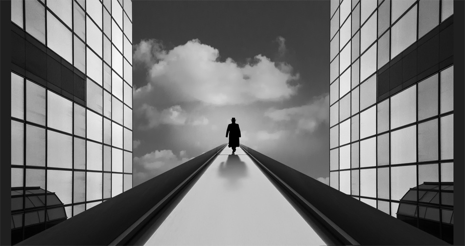 Walking to the light von Jef Van den Houte