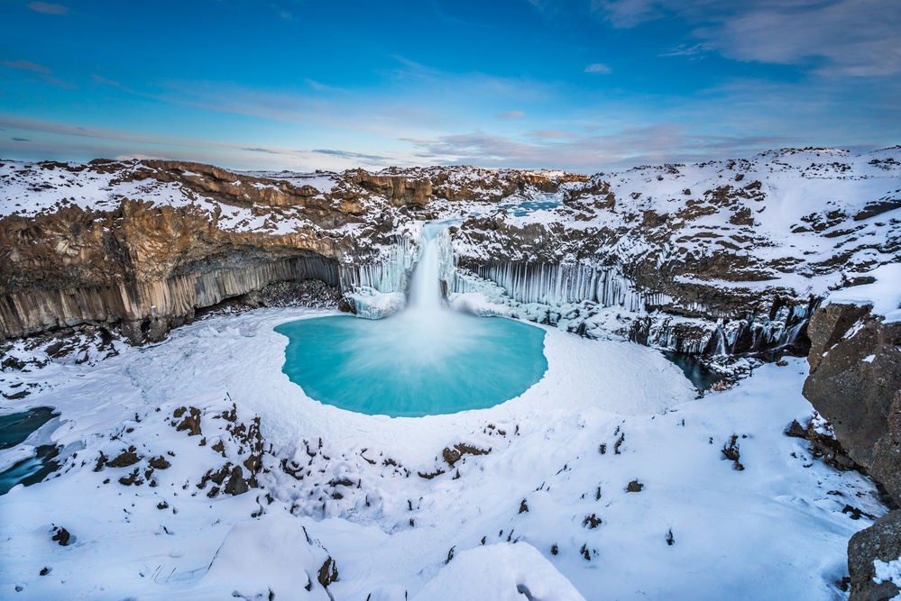 Aldeyjarfoss - the wide view von Jeffrey C. Sink