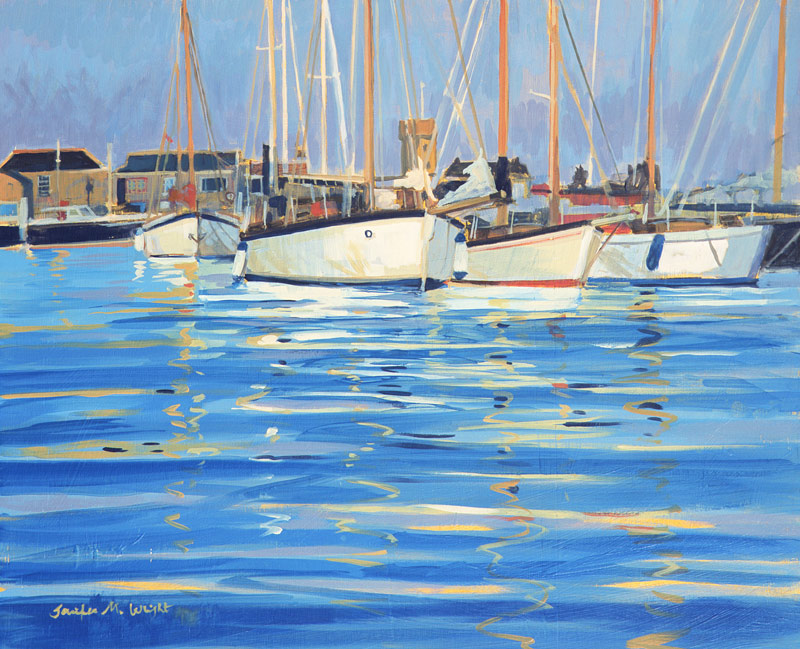 Isle of Wight Old Gaffers von Jennifer Wright