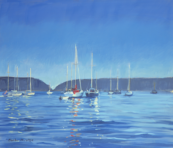 Salcombe - Yachts - Twilight von Jennifer Wright