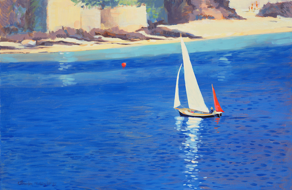 Salcombe - Yawl near Millbay von Jennifer Wright