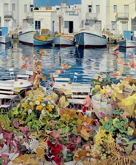 Paros, 1985 (oil on canvas)  von Jeremy  Annett