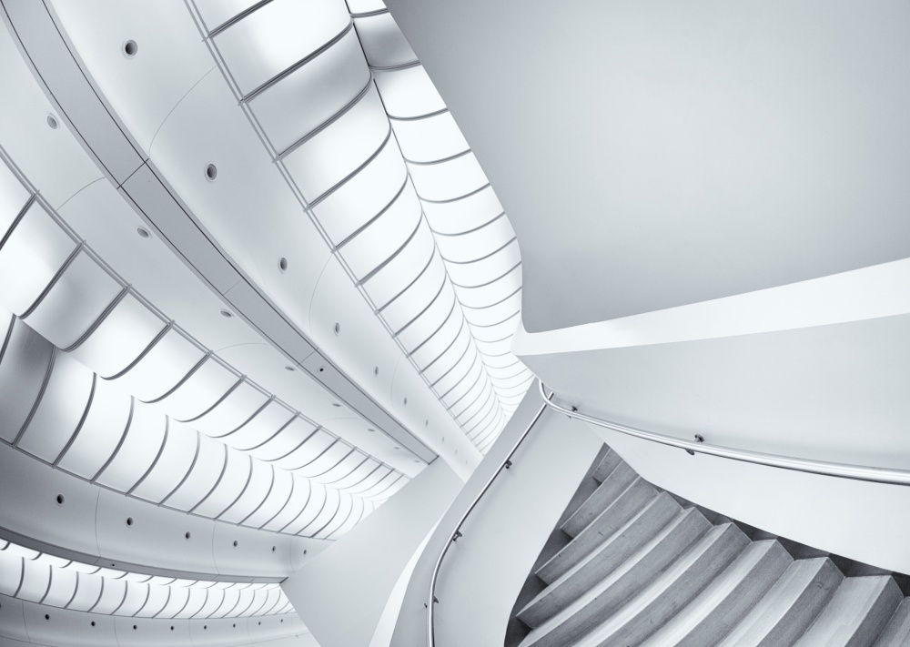 Stairs to enter von Jeroen van de Wiel