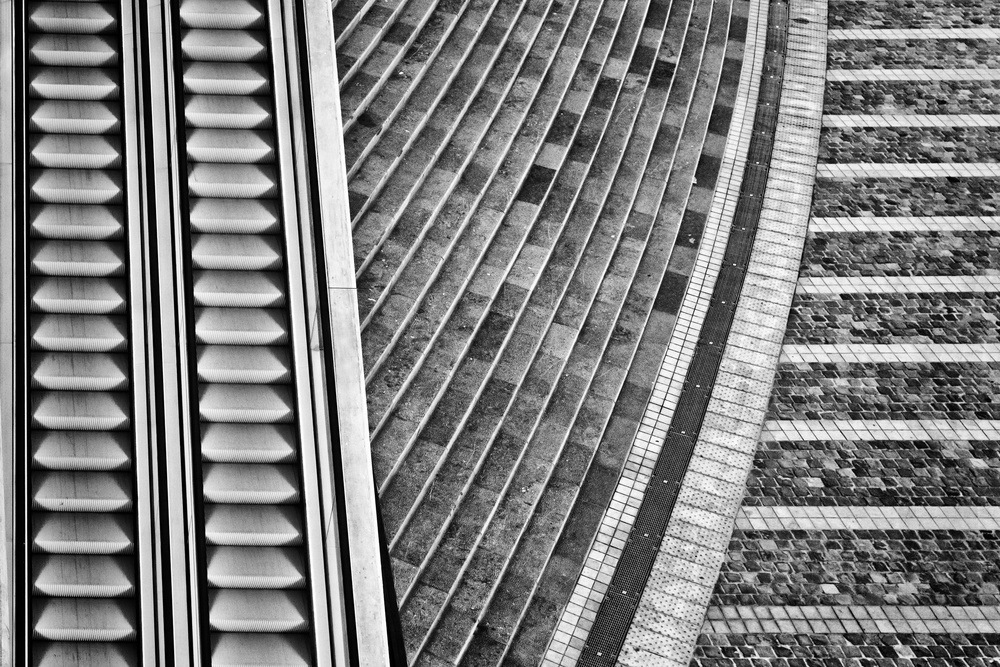 A lot of stairs von Jeroen van de Wiel