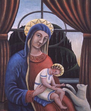 Madonna and Child  von Jerzy  Marek