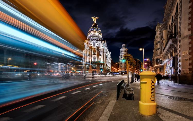 Madrid City Lights III von Jesus M. Garcia