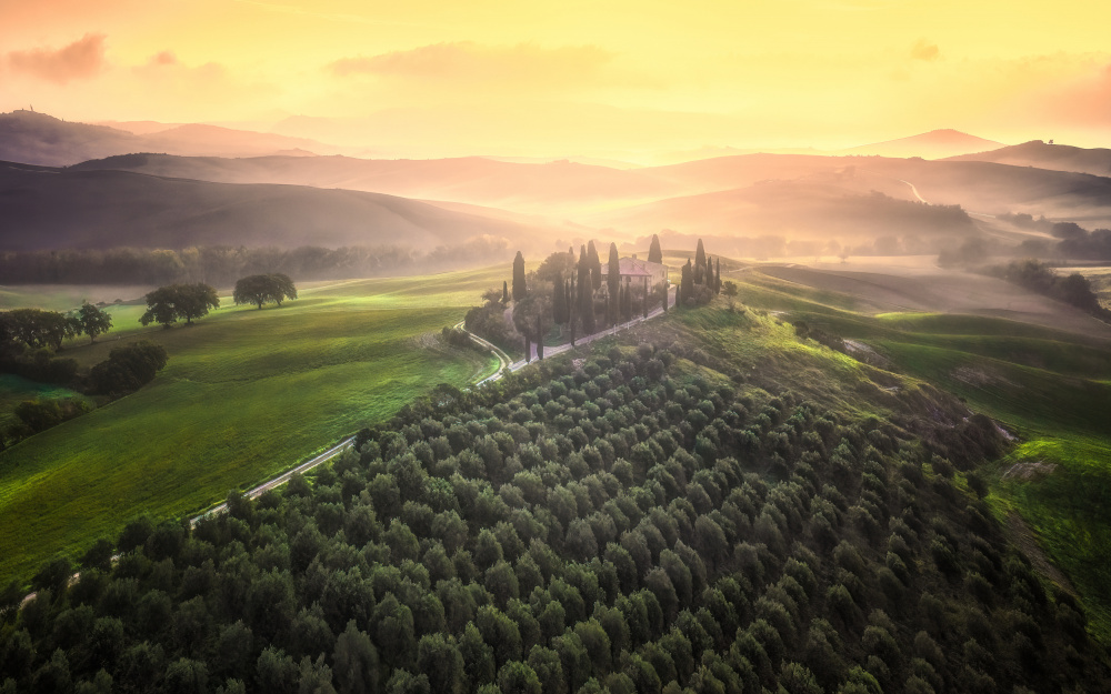 Tuscany Morning von Jianping Yang