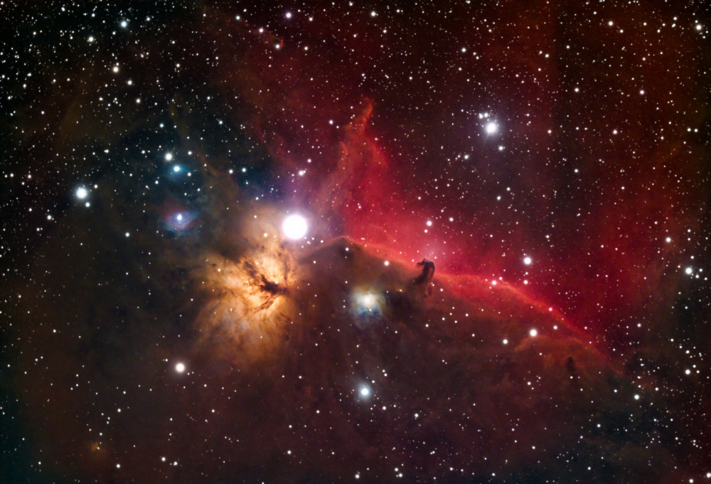 IC434 Horsehead &amp;Flame Nebula von Jianshu