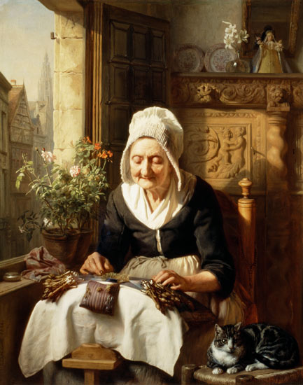 The Old Lacemaker von J.L. Dyckmans