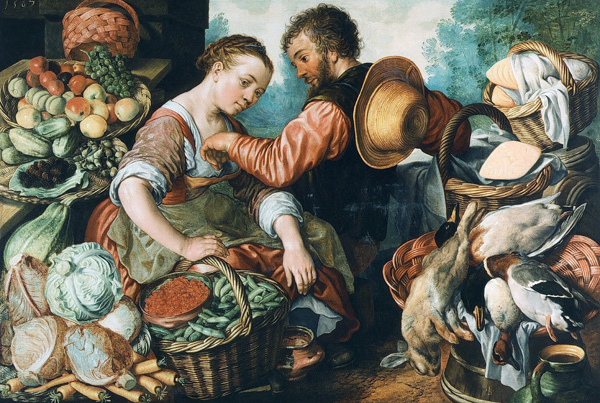 Marktszene von Joachim Beuckelaer