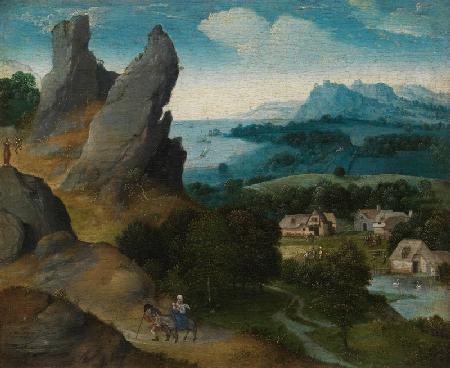 Landschaft mit der Flucht nach Ägypten