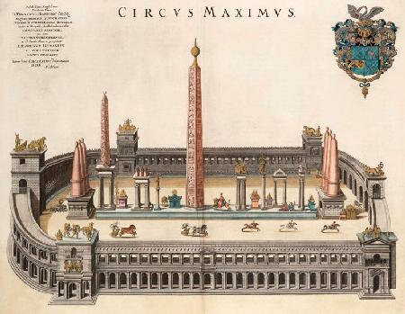 Der Circus Maximus (Aus: Atlas Van Loon)